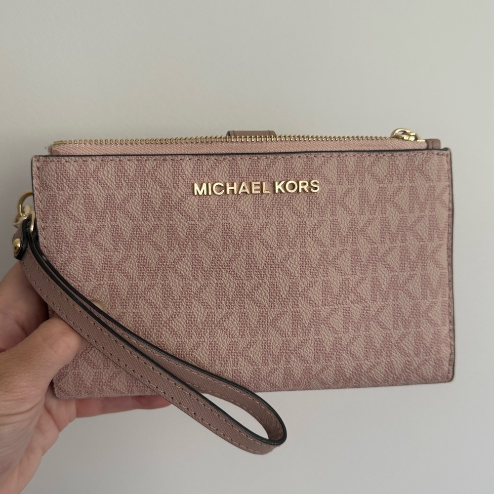 Michael Kors Blush Pink Clutch